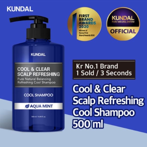 KUNDAL Cool Shampoo Aqua Mint 500 ml Beauty & Me