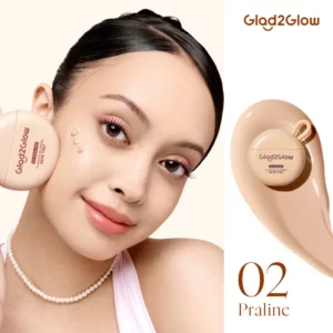 Glad2Glow 02 N PUDDING Flawless Blurring Skin Tint